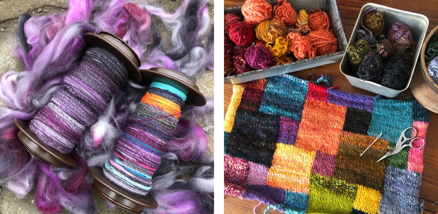 YFO Kaffe Fassett pillow