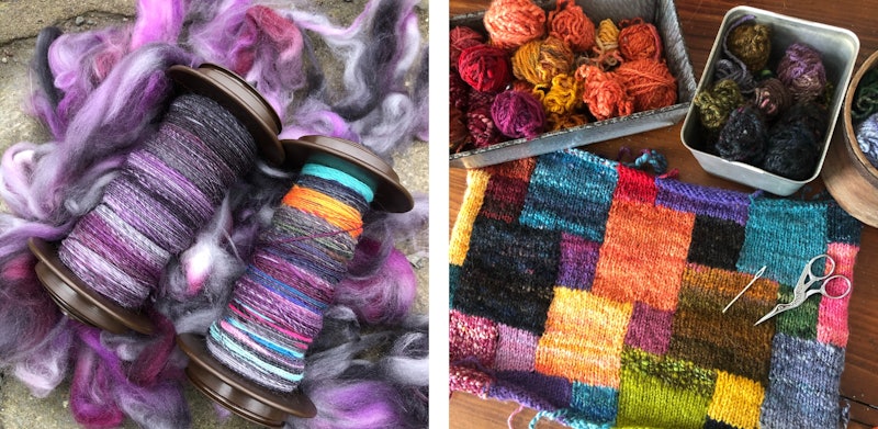 YFO Kaffe Fassett pillow