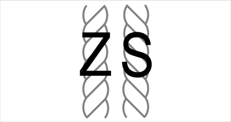 S vs Z twist