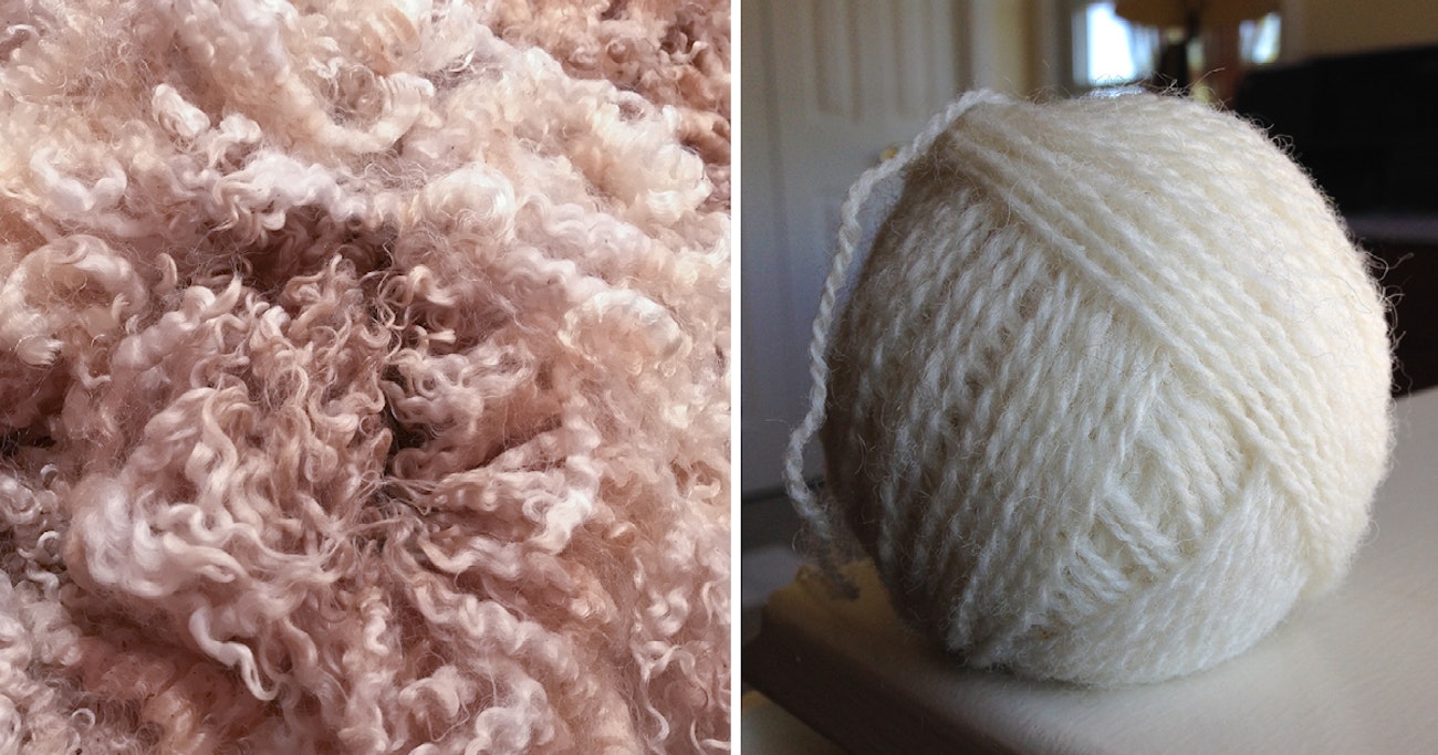 Washing wool
