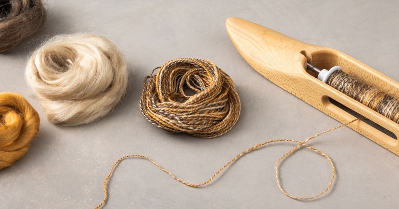 Marling with Three Wild Silks - With Silk and Finished Marled Yarn