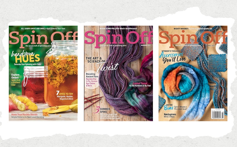 Spin Off Magazine Covers with Spring 2021, Summer 2021, and Fall 2021 shown