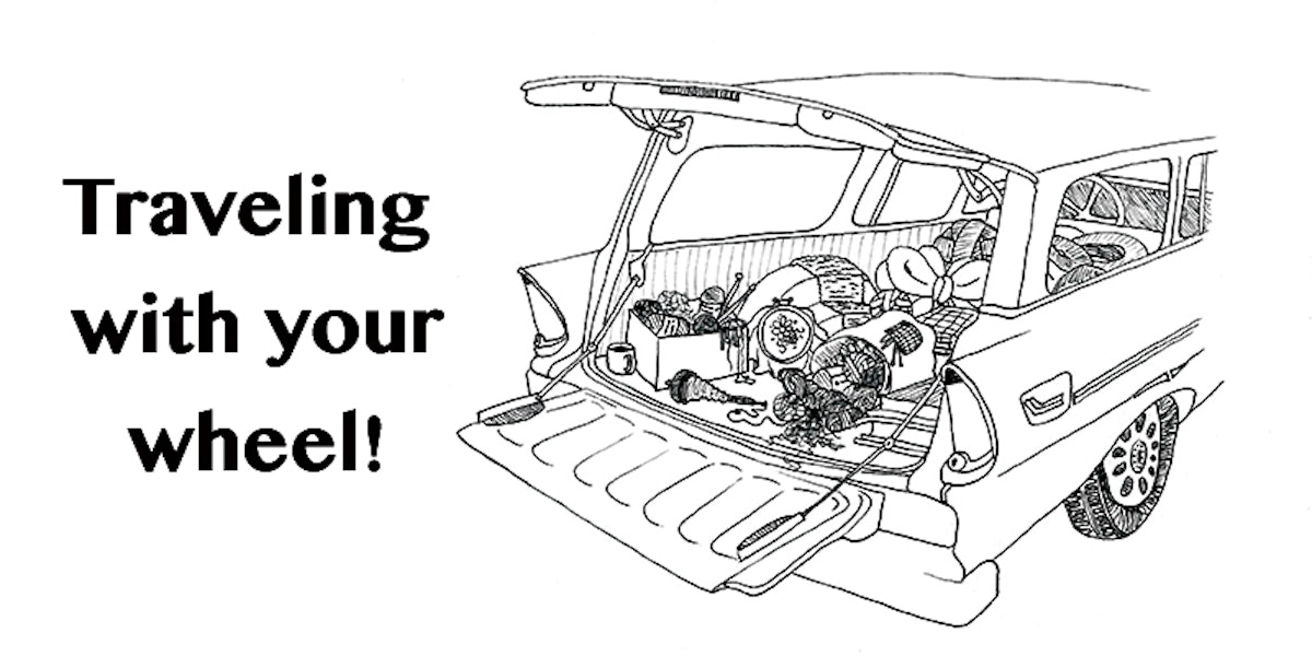 Portable Spinning Wheels 4 Tips for Traveling with Your Wheel Spin Off