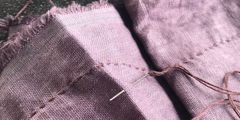 Logwood stitching