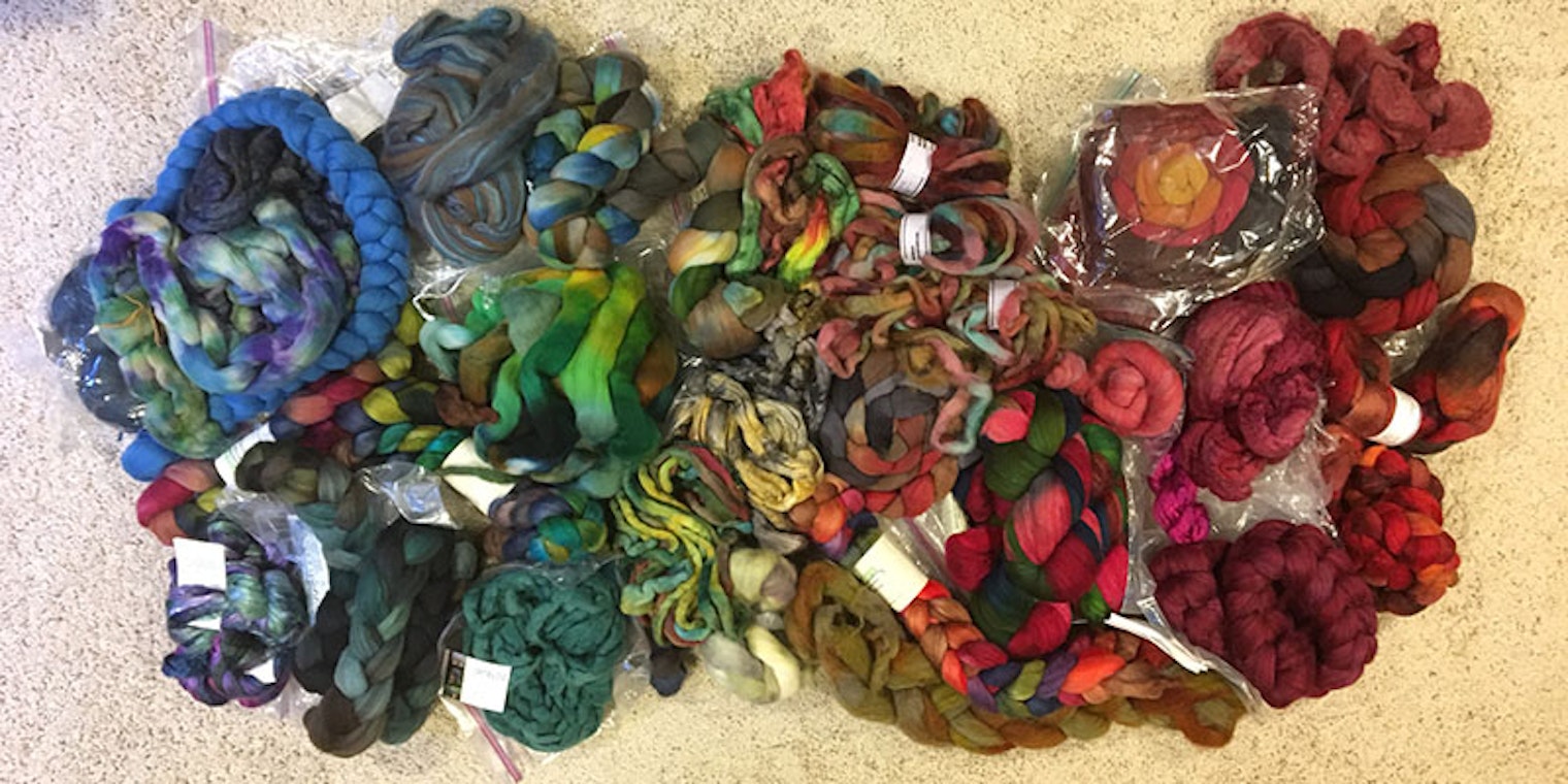 A deep dive into just one of my bins unearthed forgotten treasures—fiber I forgot buying but fell in love with all over again. Photos by Anne Merrow