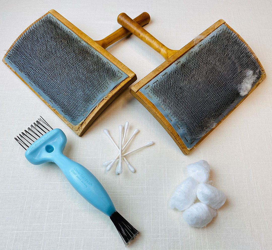 Cleaner Carding How to Keep Your Handcards Spick and Span Spin Off