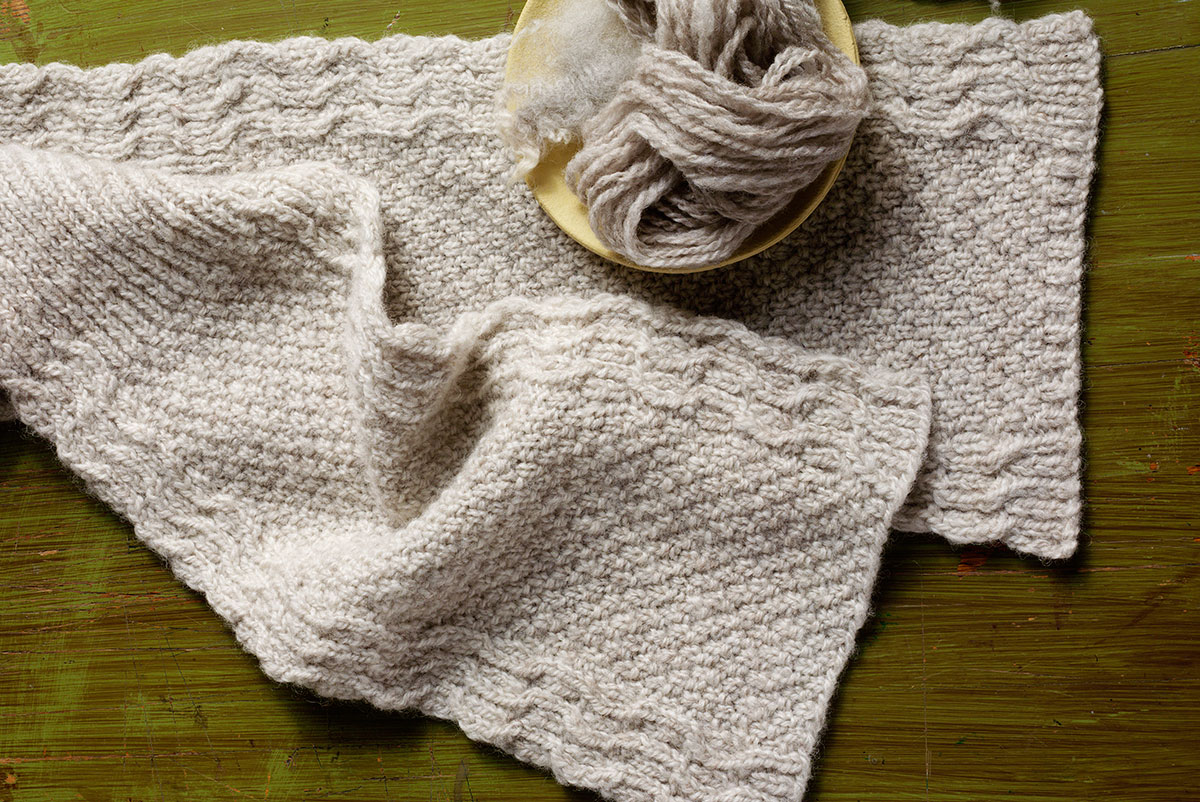 Seawall Scarf Knitting Pattern Image