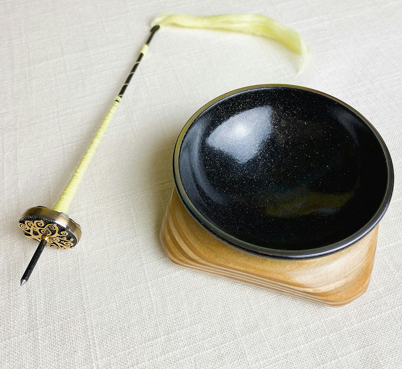 Takli-and-bowl