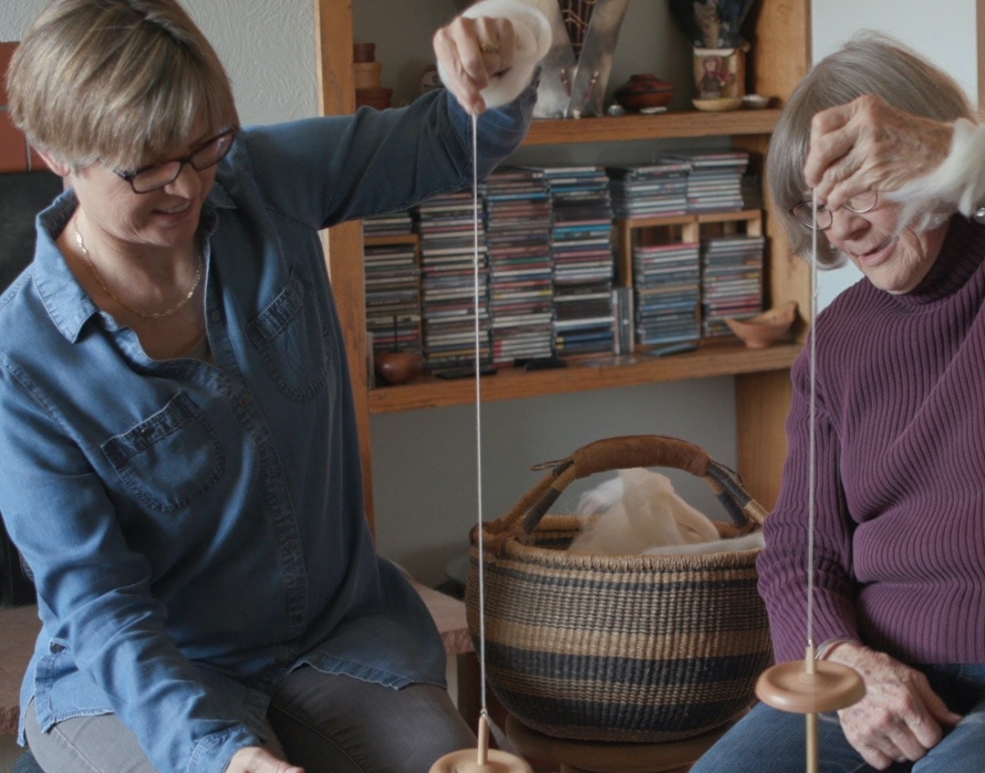 Maggie-and-Susan-spinning-together