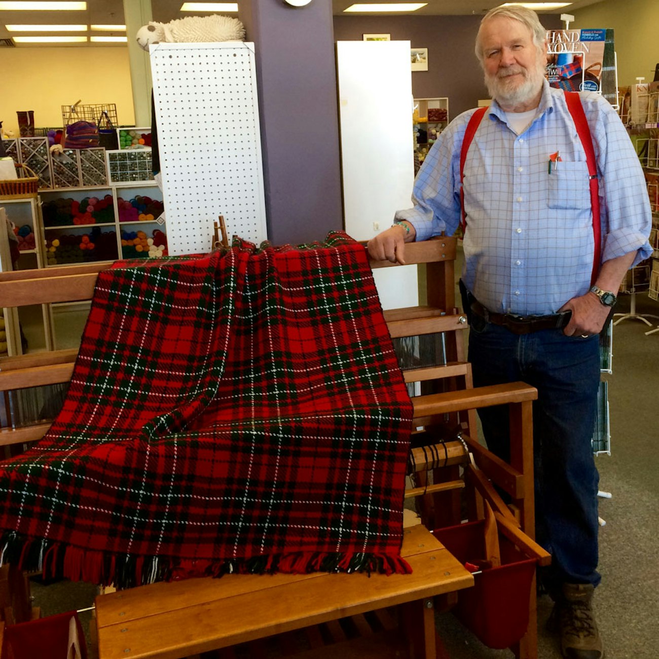 Man-at-loom