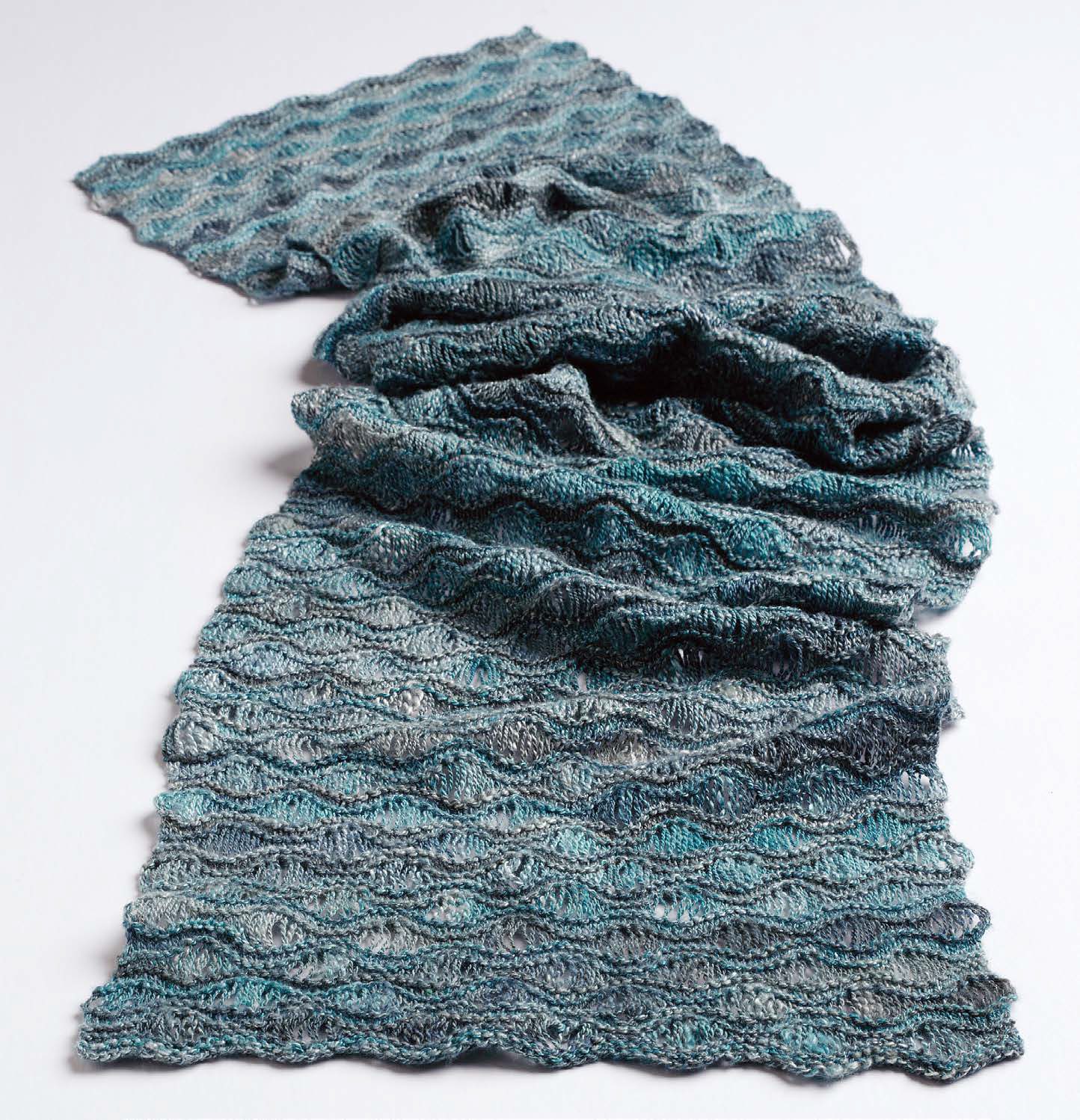 Morning Surf Scarf Knitting Pattern Image