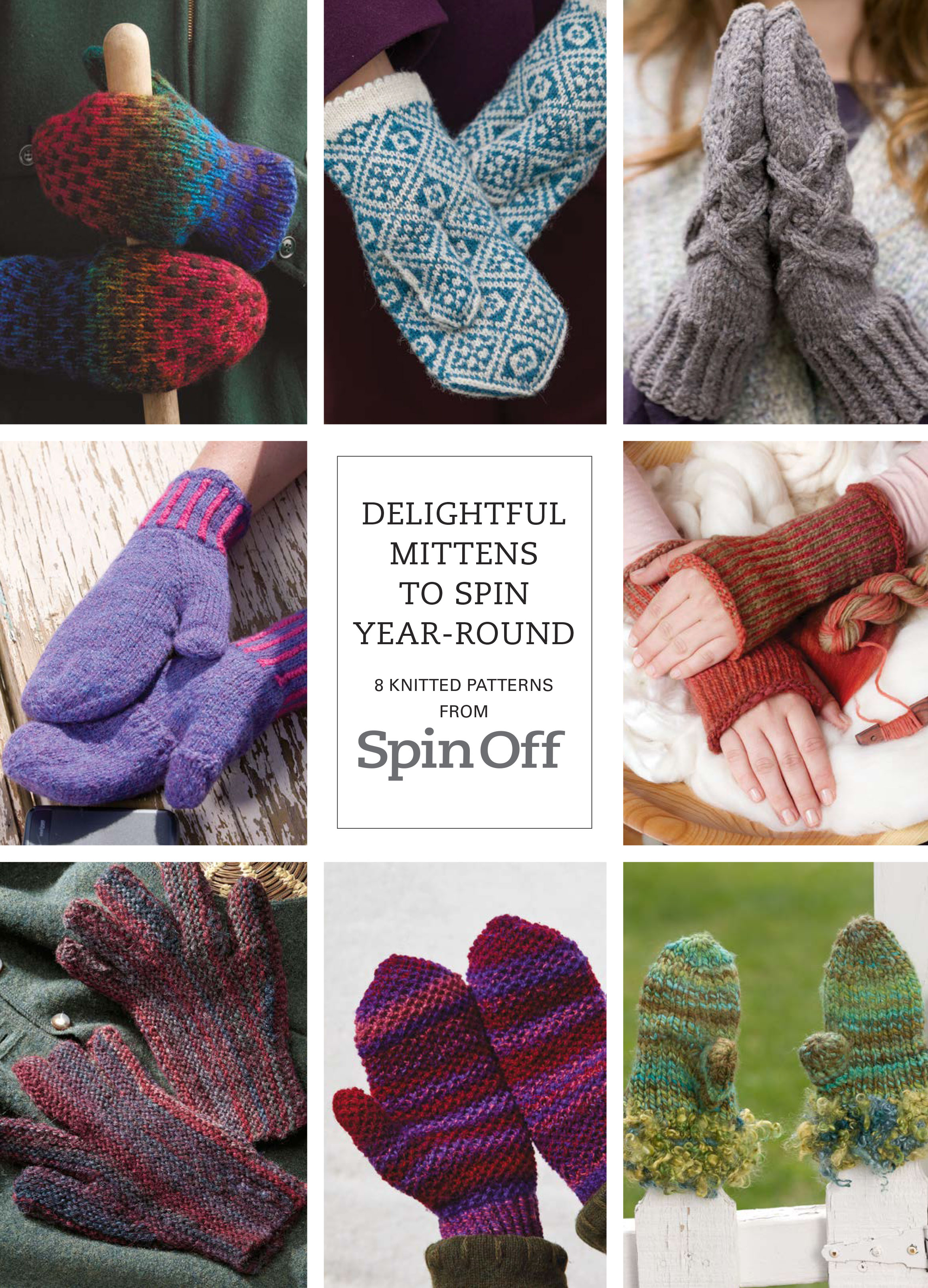 Delightful Mittens to Spin Year-Round: 8 Knitted Patterns eBook  Image