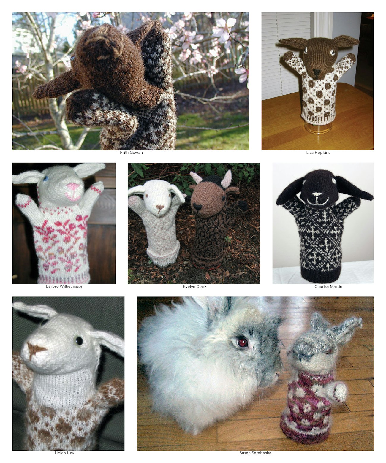 Gallery of finished Estonian Hand Puppets, from various contributors.