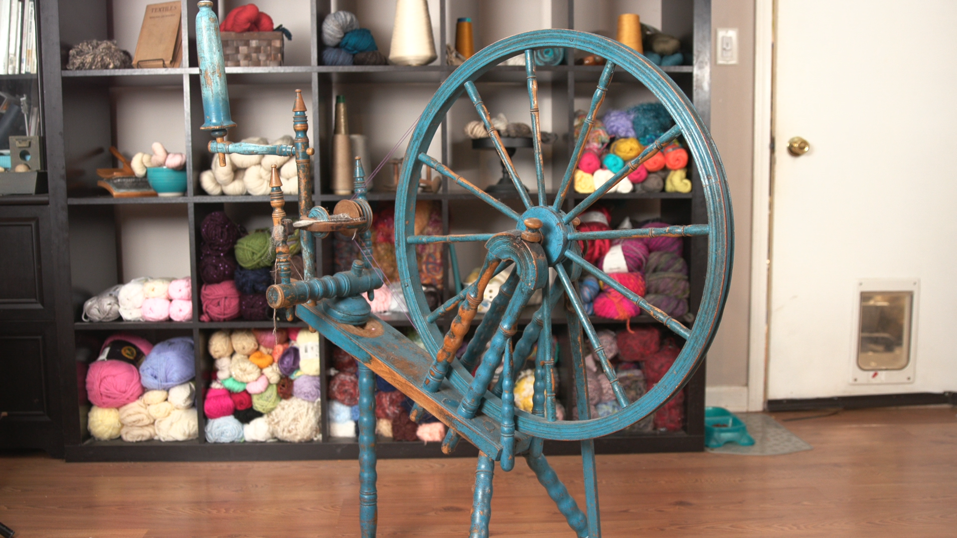 ☆ Rare Vintage Spinning Wheel ・糸車・糸紡ぎ機 ☆ Amazon.co.jp