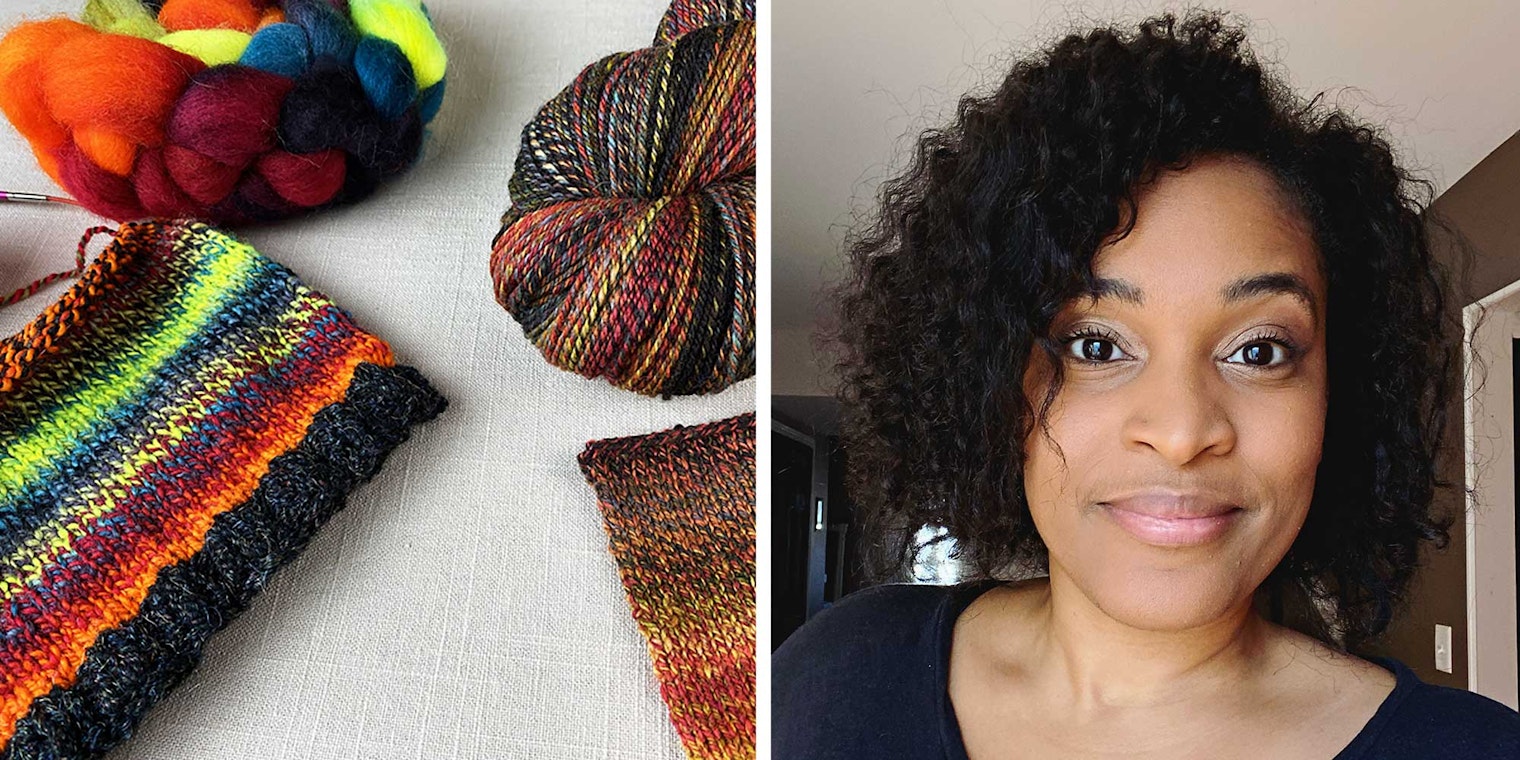 Instructor Heavenly Bresser knows color. Join her at SOAR 2023 to learn about color design in fractal yarns. Photos courtesy of Heavenly Bresser