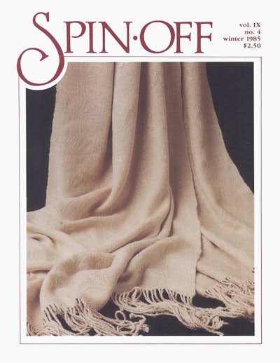 Cover of Spin Off Winter 1985