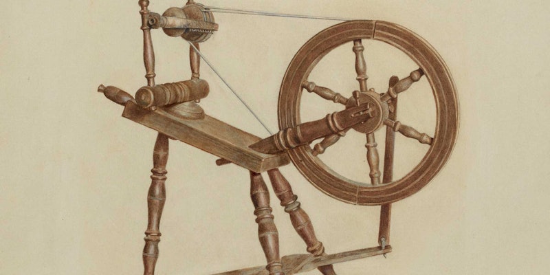Virgil A. Liberto, Spinning Wheel, c. 1939; courtesy of the National Gallery of Art