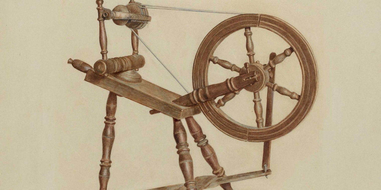 Virgil A. Liberto,  Spinning Wheel, c. 1939; courtesy of the National Gallery of Art