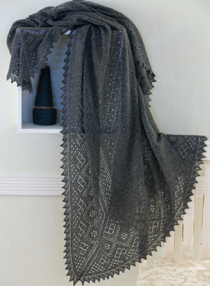 An Orenburg Warm Shawl to Knit Image