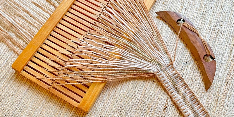 Join Kate at the first ever Weave Together retreat, where she’ll be teaching how to weave bands using a rigid heddle. Photo by Kate Larson