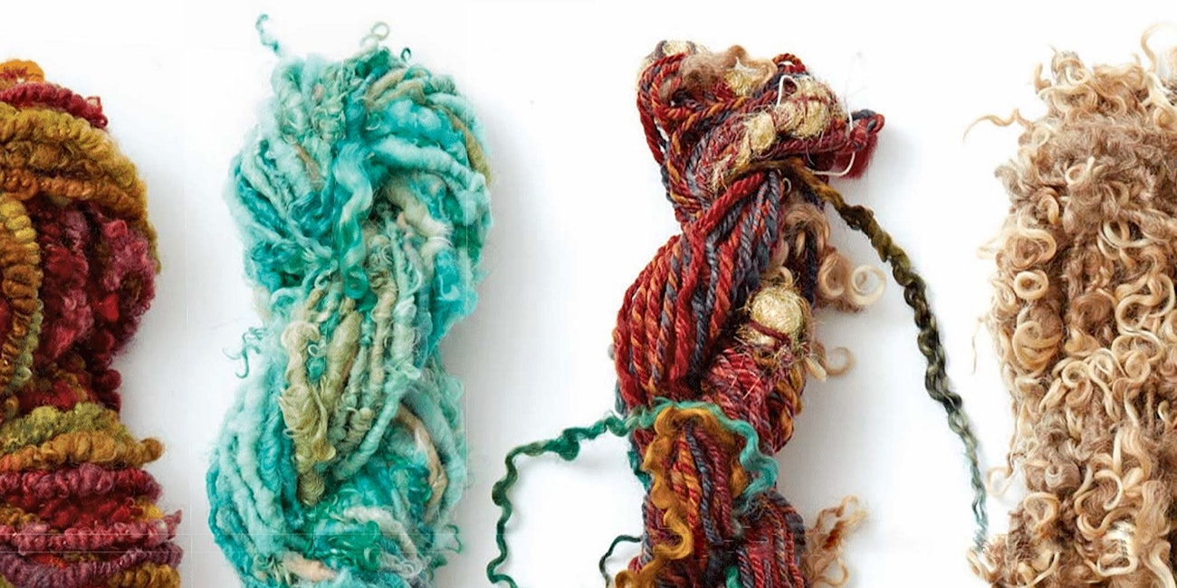 Not sure what to do with all of your fun textured yarn? Esther has some ideas! Photos by George Boe
