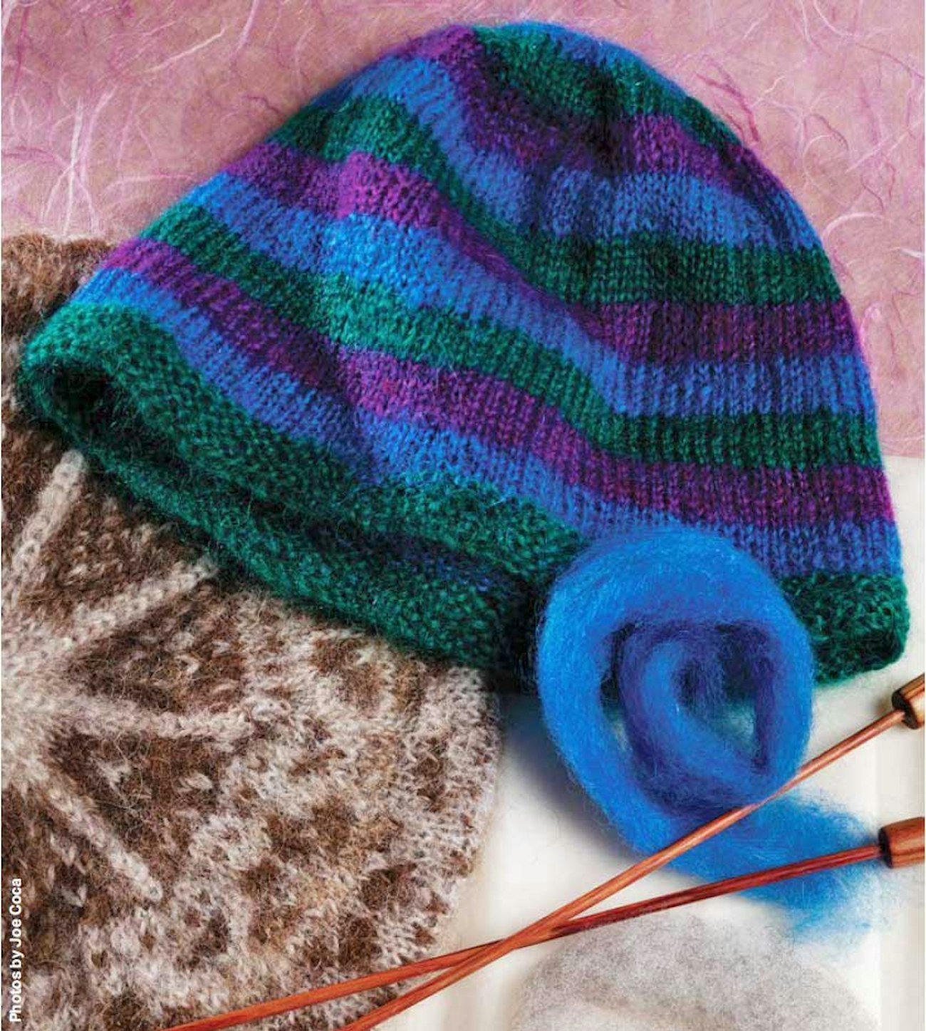 Easy Striped Baby Cap