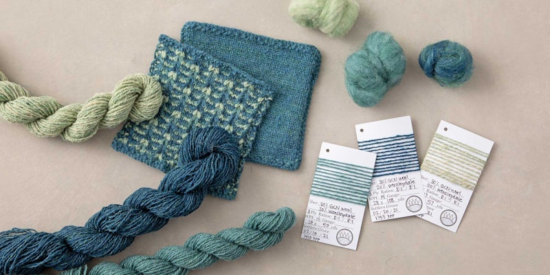 Spin Off contributor Stefanie Johnson blended Gulf Coast Native and Wensleydale wool to create a nylon-free hard-wearing yarn, perfect for her durable and colorful Alloy Socks. Photo by Matt Graves