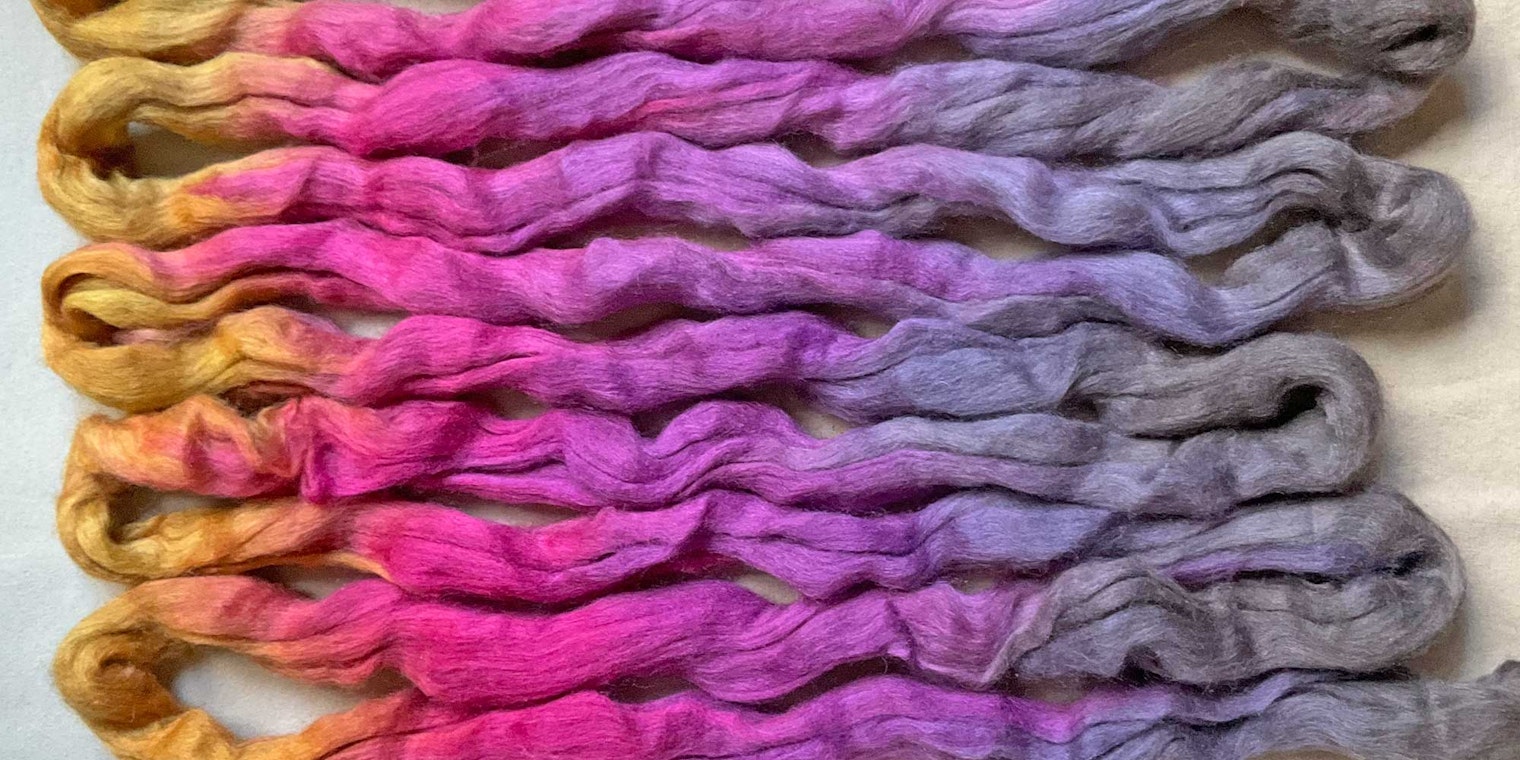 Can repeating colors in a braid be reconfigured in order to create a gradient yarn? All photos by Katrina King