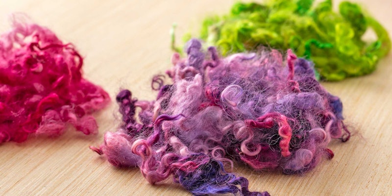 dyed fiber bundles