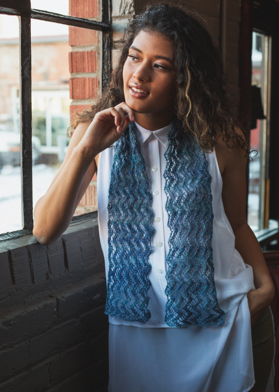 Wild Water Silk Scarf Image