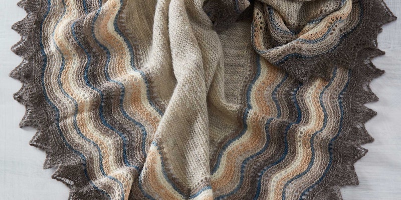 knitted shawl