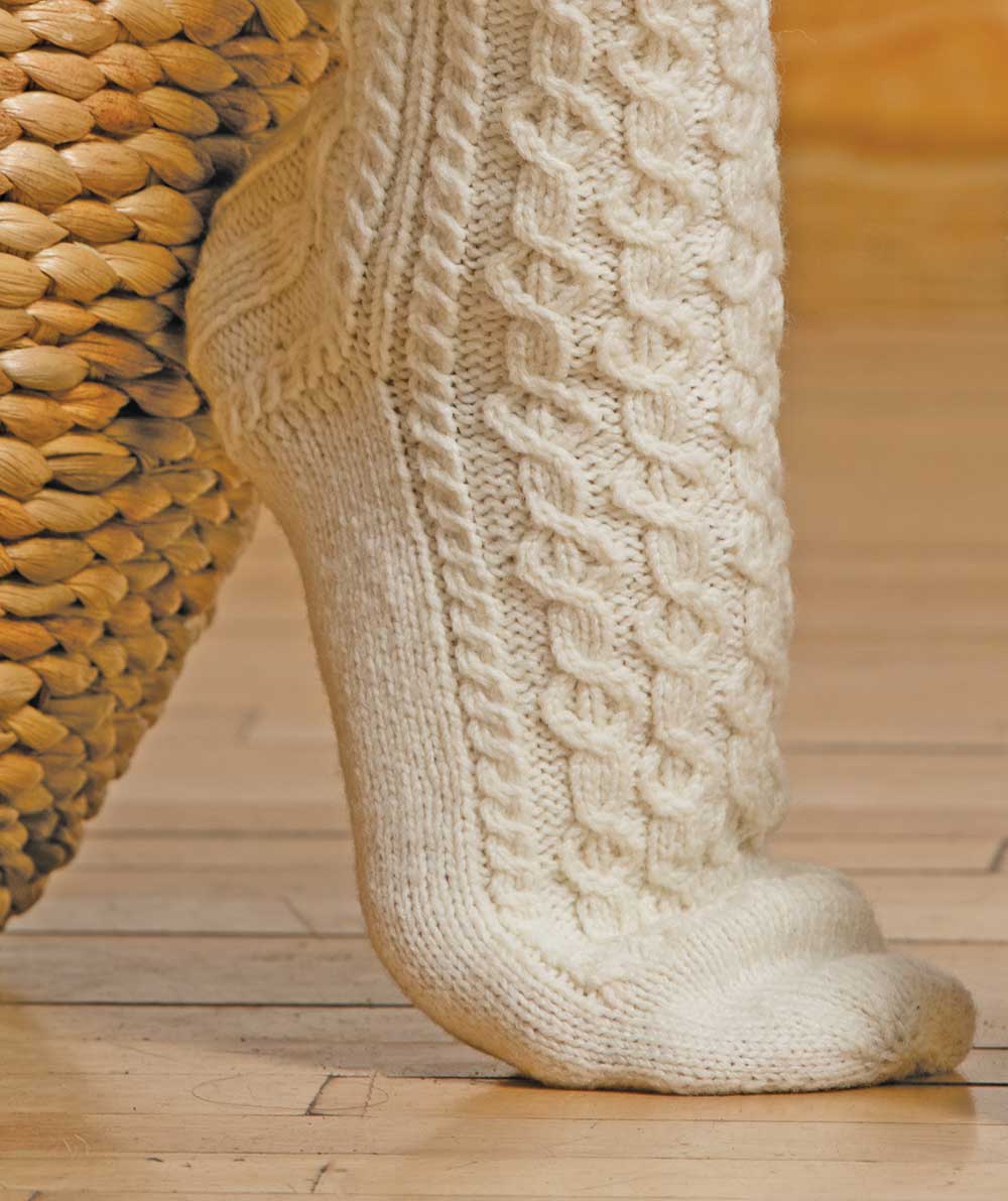 Double-Cable Socks for Spinners Image