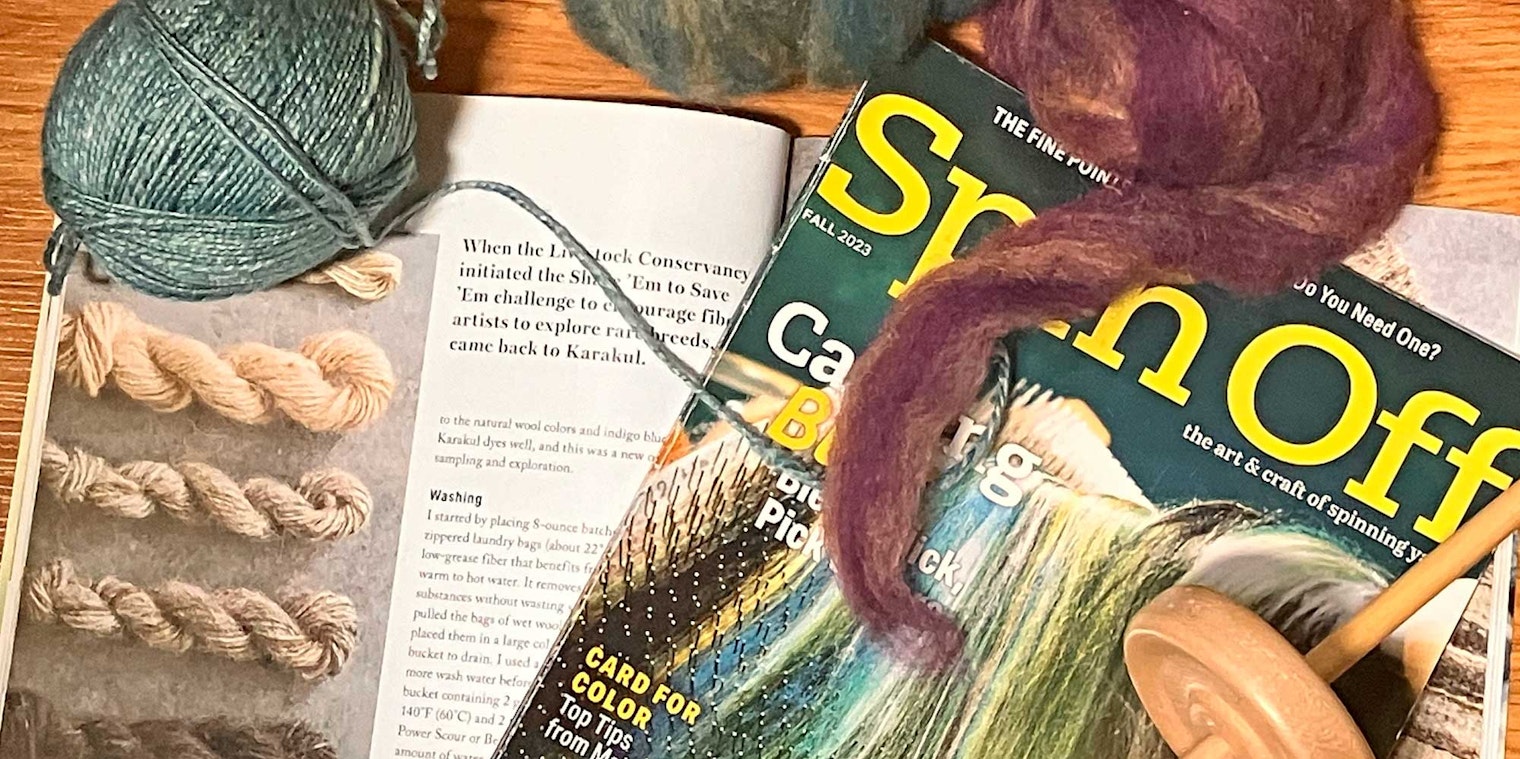 Spin Off magazine and fiber