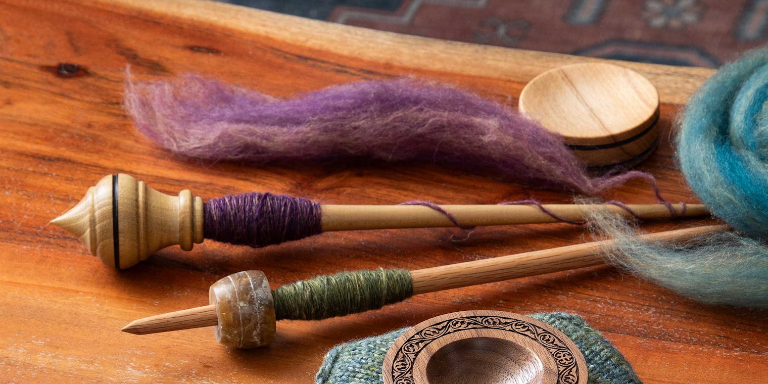 supported spindles and fiber