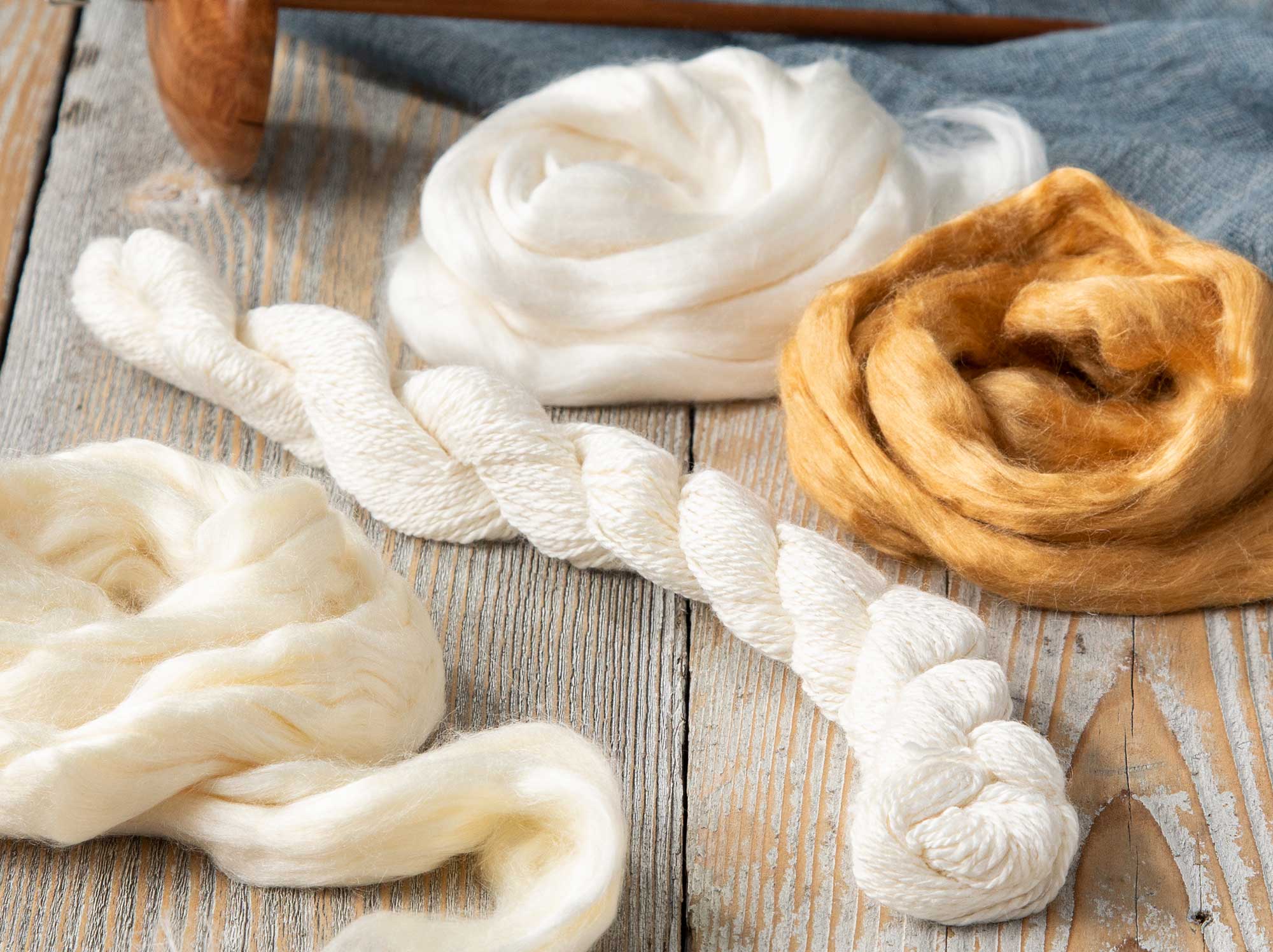 Tussie Mussie Preparation Resources for Spinning Silk Image