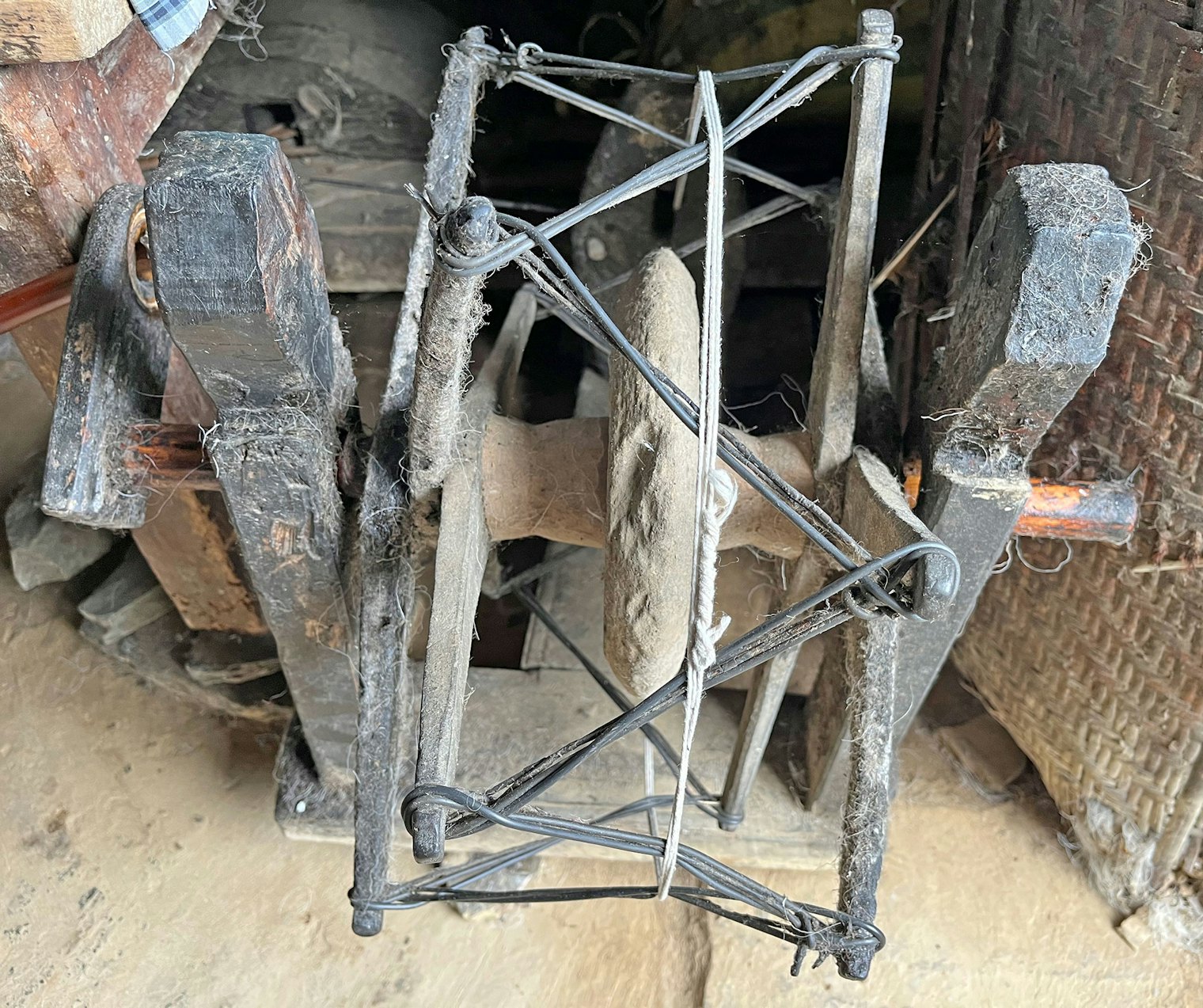 Top view of the charkha from the village of Ghandruk.