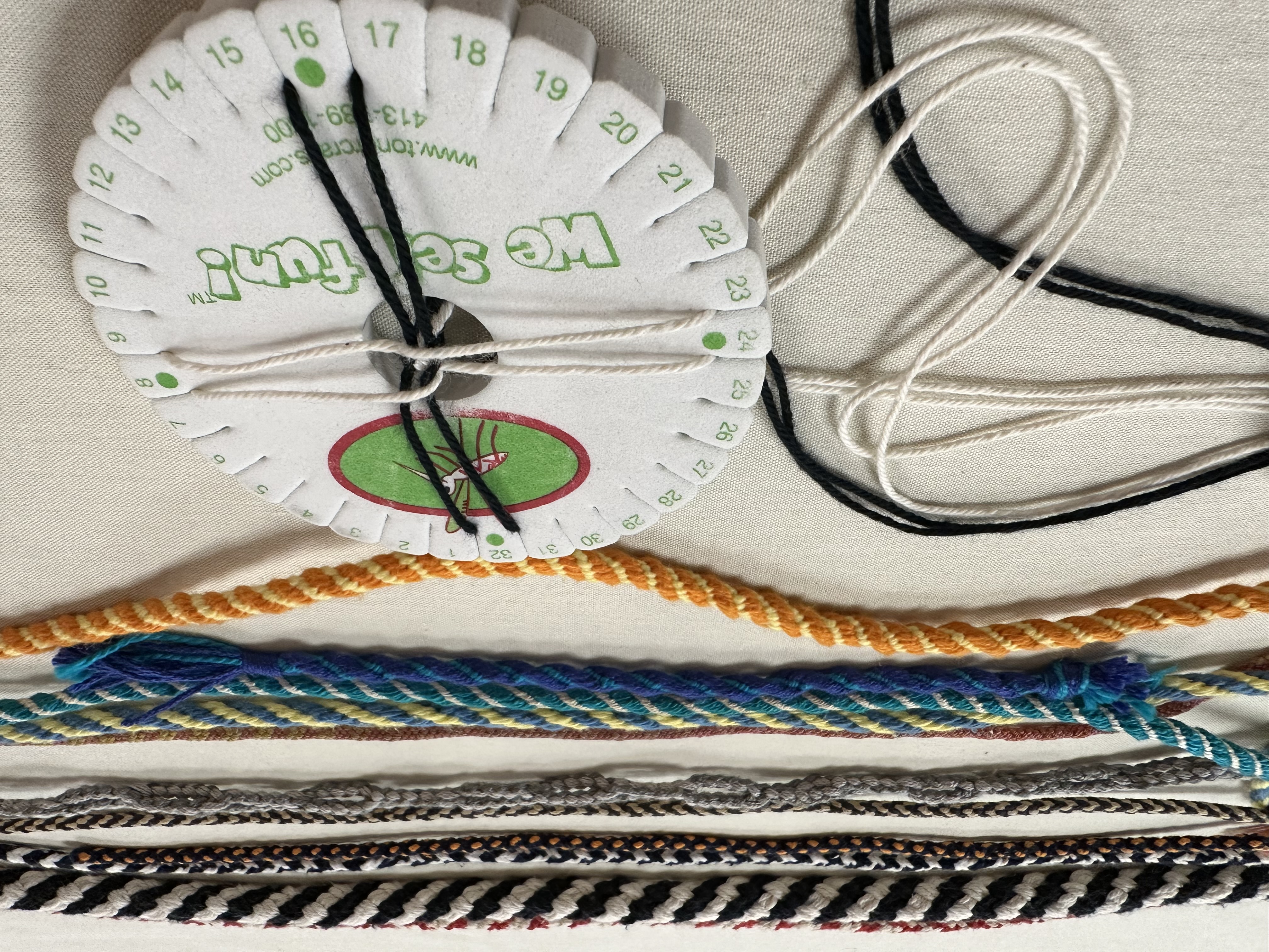 Kumihimo Sampler: Basic Spiral Braid + 3 Bonus Patterns Image