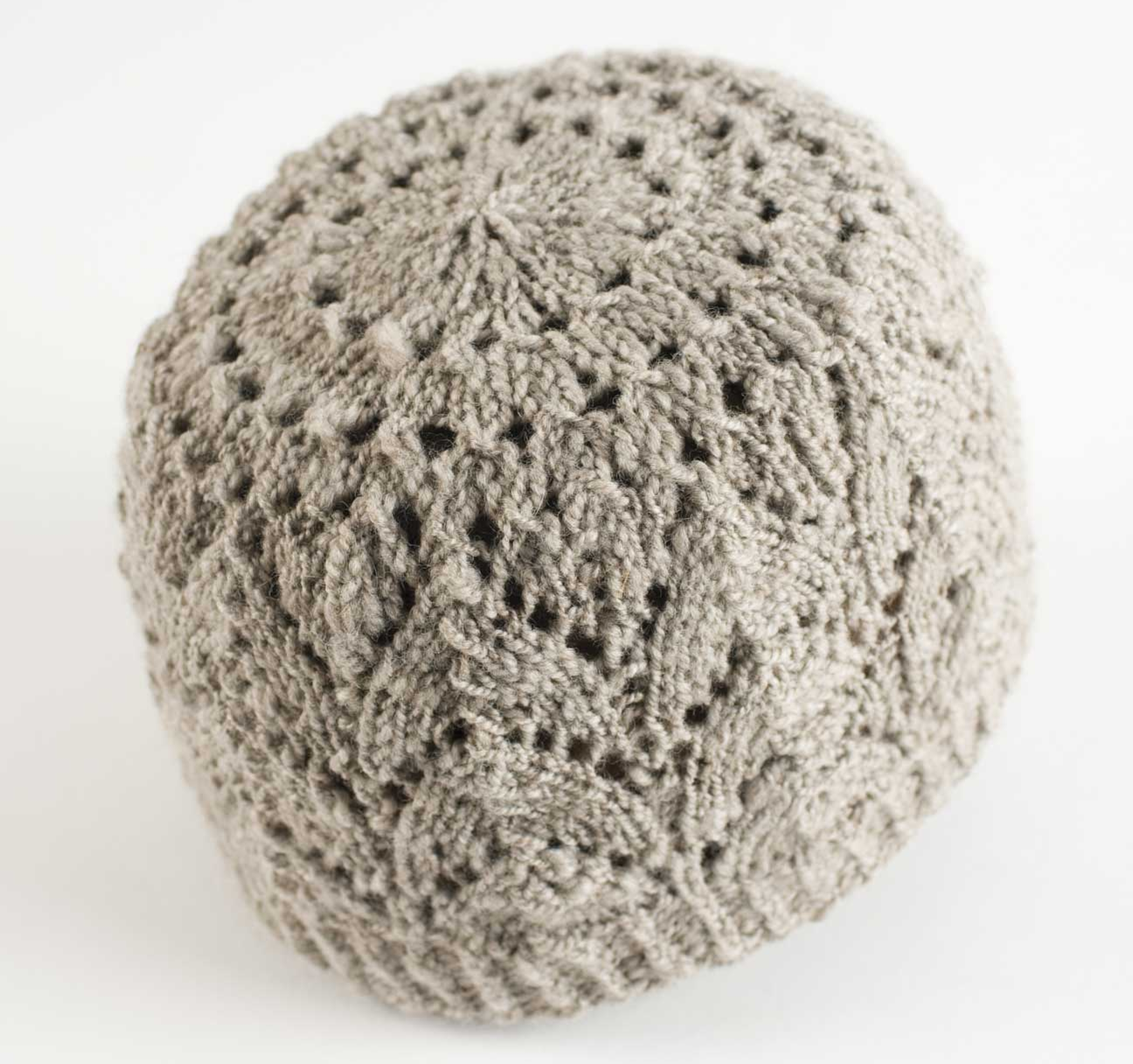 The Horseshoe Cap by Janet Wray is a quick way to incorporate the color of the year. Photo by Joe Coca