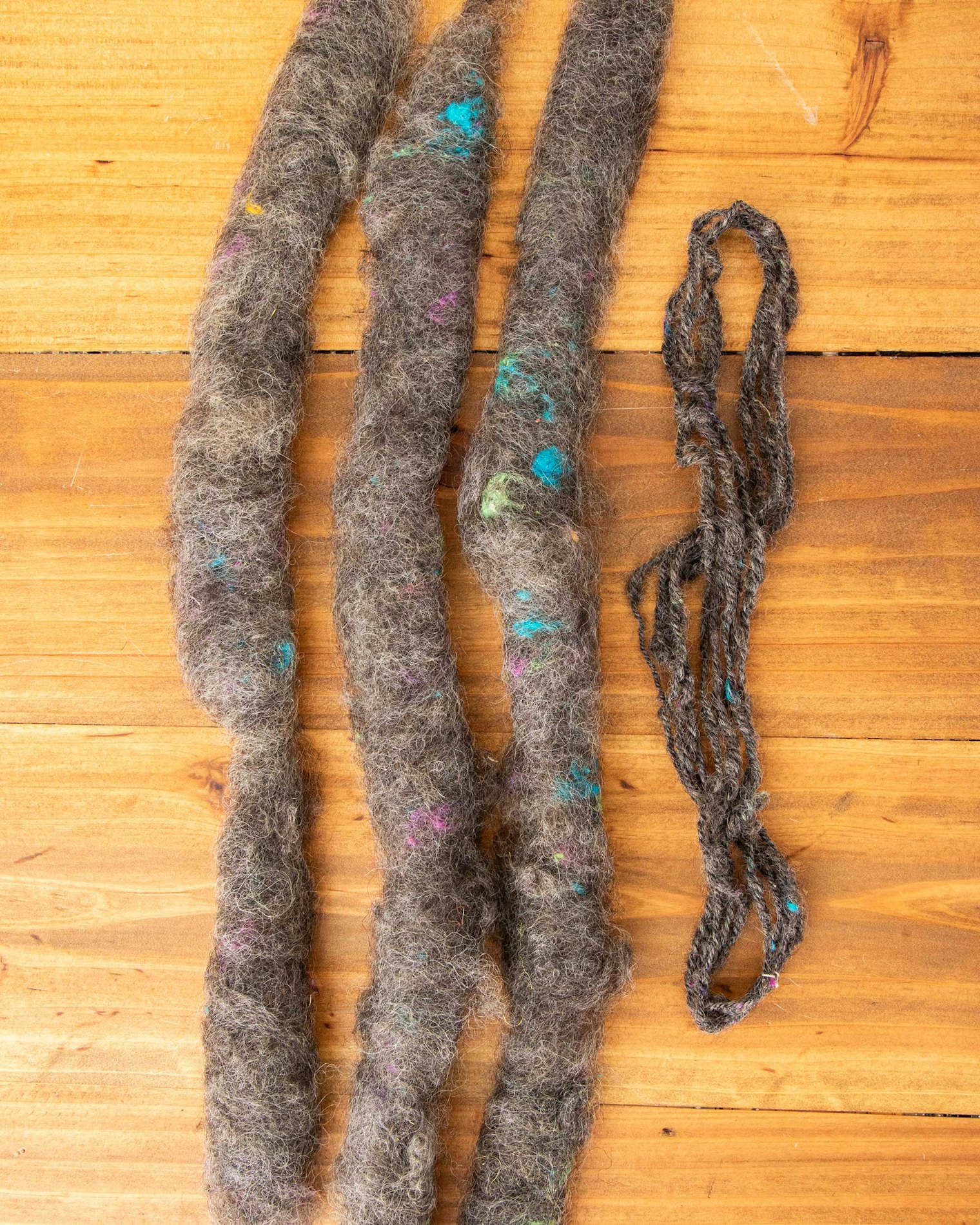 Tweeds can add just a pop of color, as with this Shetland blend.