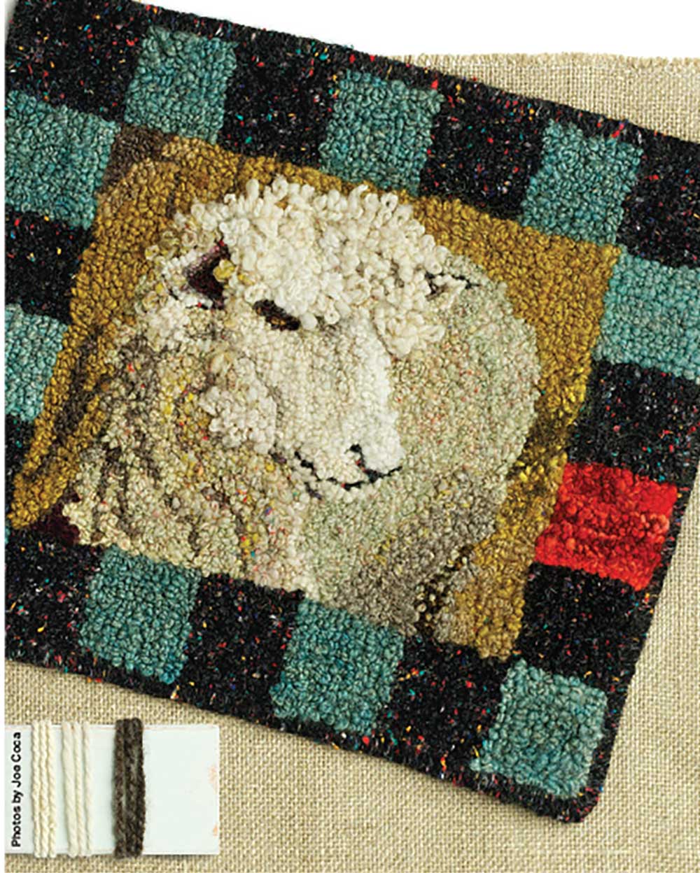 Rug Hooking with Handspun Yarn Image
