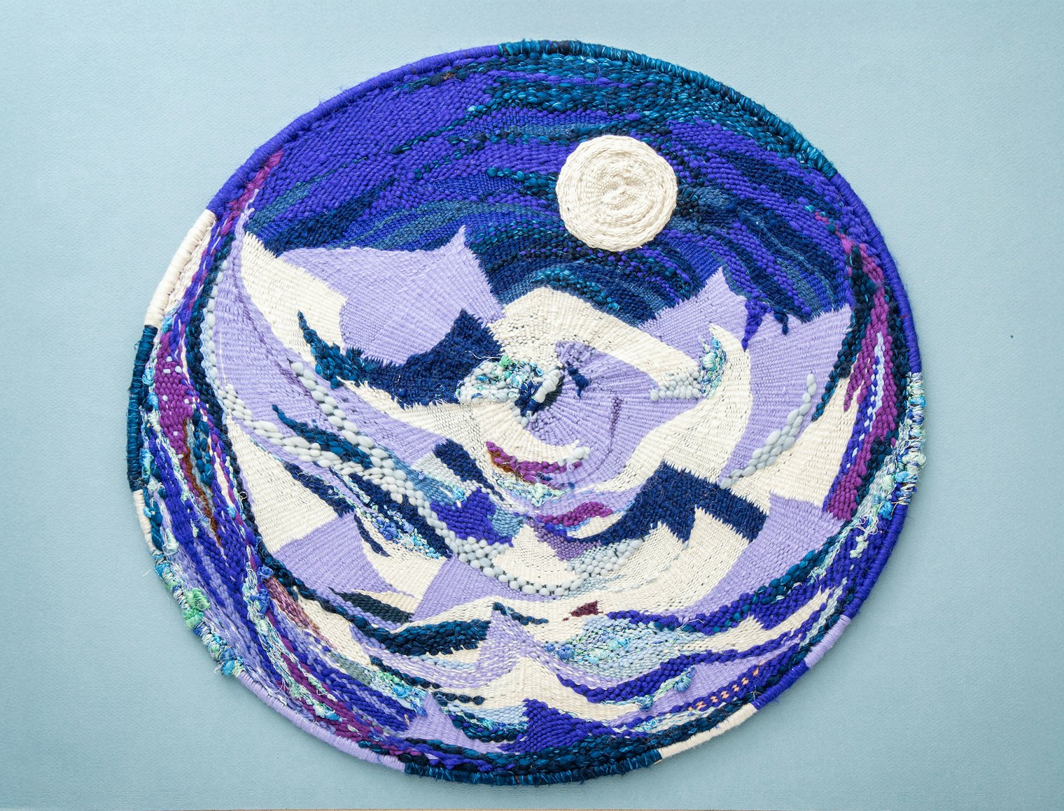 "The irony was not lost on me that while I enjoyed the luxury of weaving with the warm soft fibers of cashmere, the goats and their caregivers are in serious jeopardy of losing their ability to produce this cashmere if glaciers, their primary source of fresh water, continue to melt and disappear at their current rate."