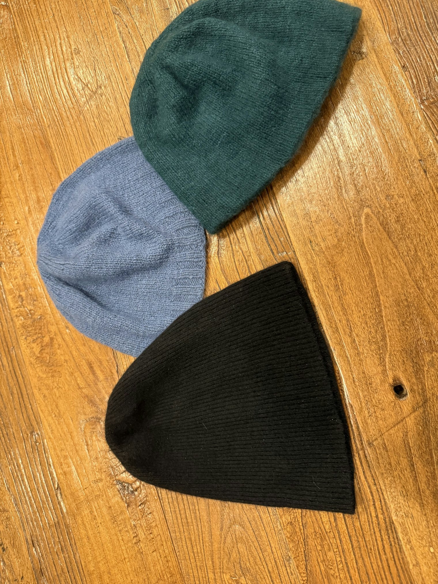 Keep Daddy Warm. Photo and submission from Jo Potvin. "My dad and my husband needed the love of knitting, and cashmere, to stay warm."