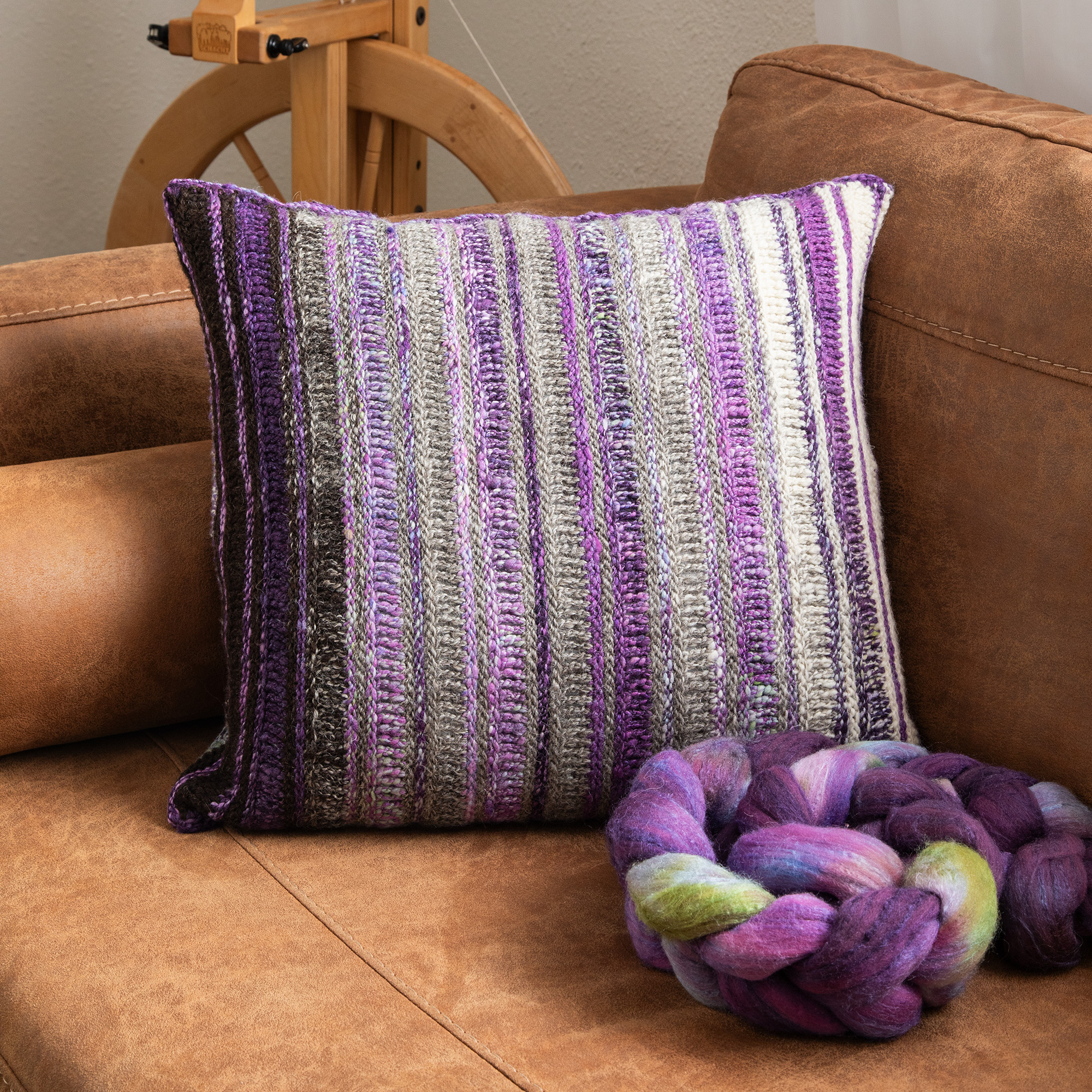 Twilight Fade Crochet Pillow Image