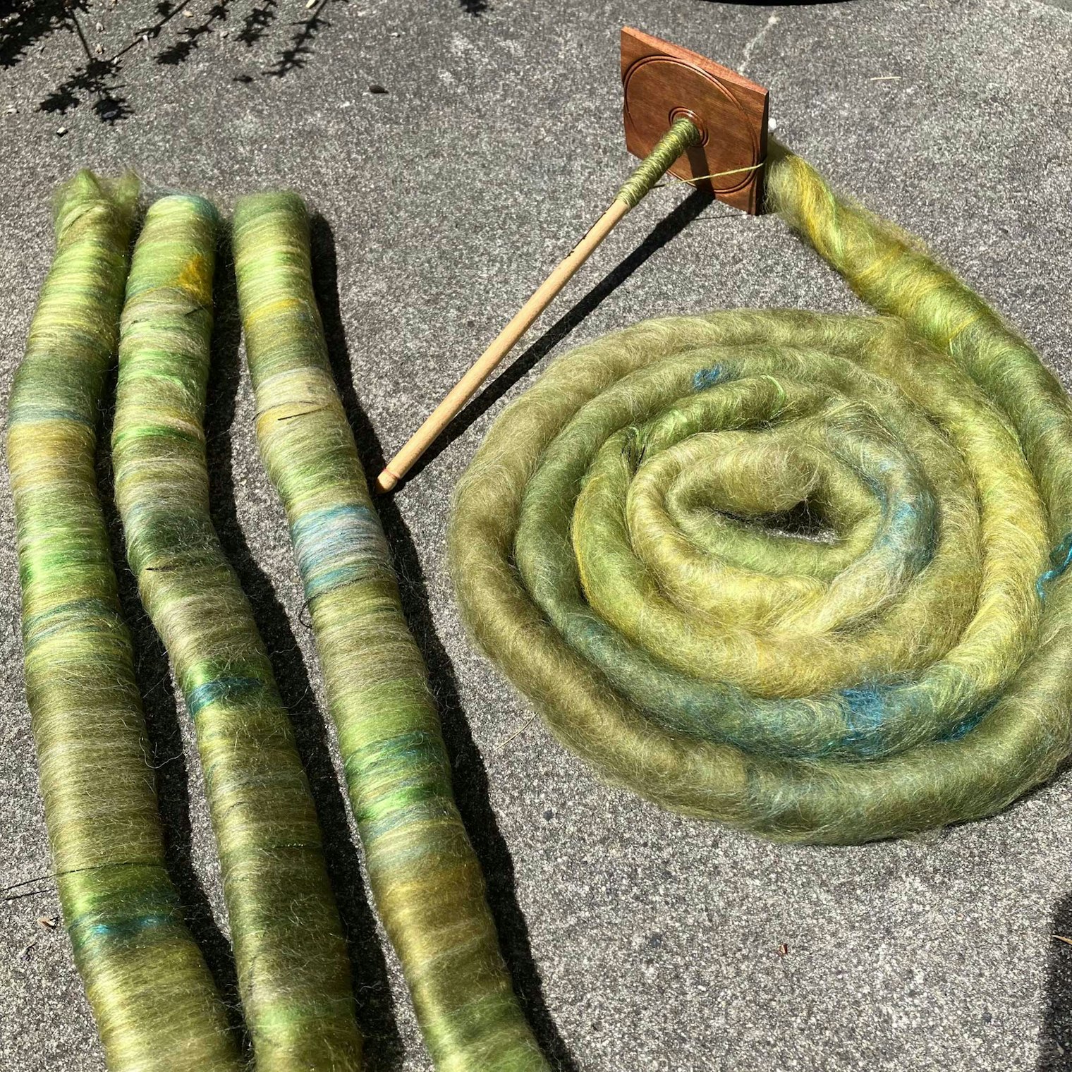 Spinning Olive Green.