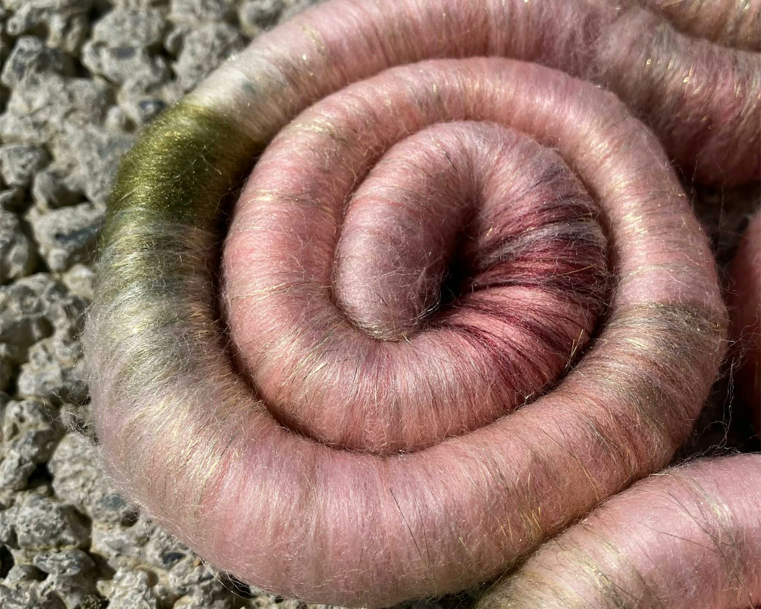 This rolag looks just like its inspiration.