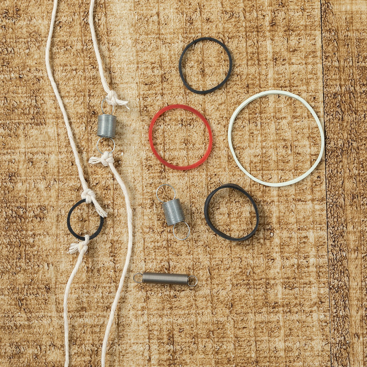 A collection of drive band materials