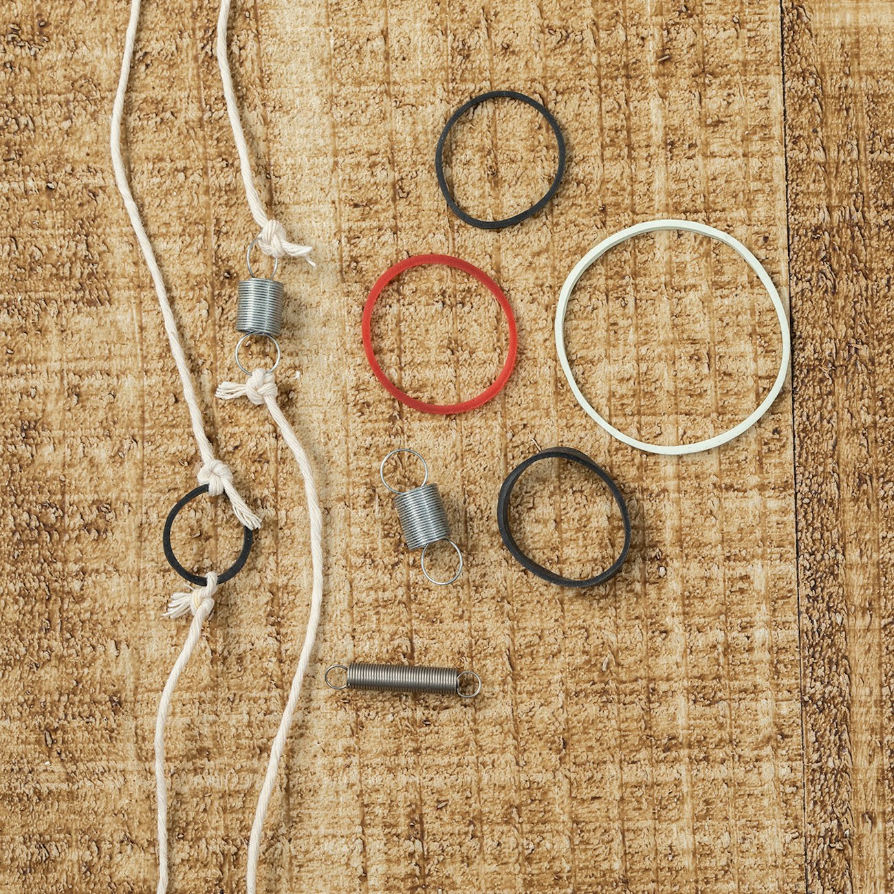 A collection of drive band materials