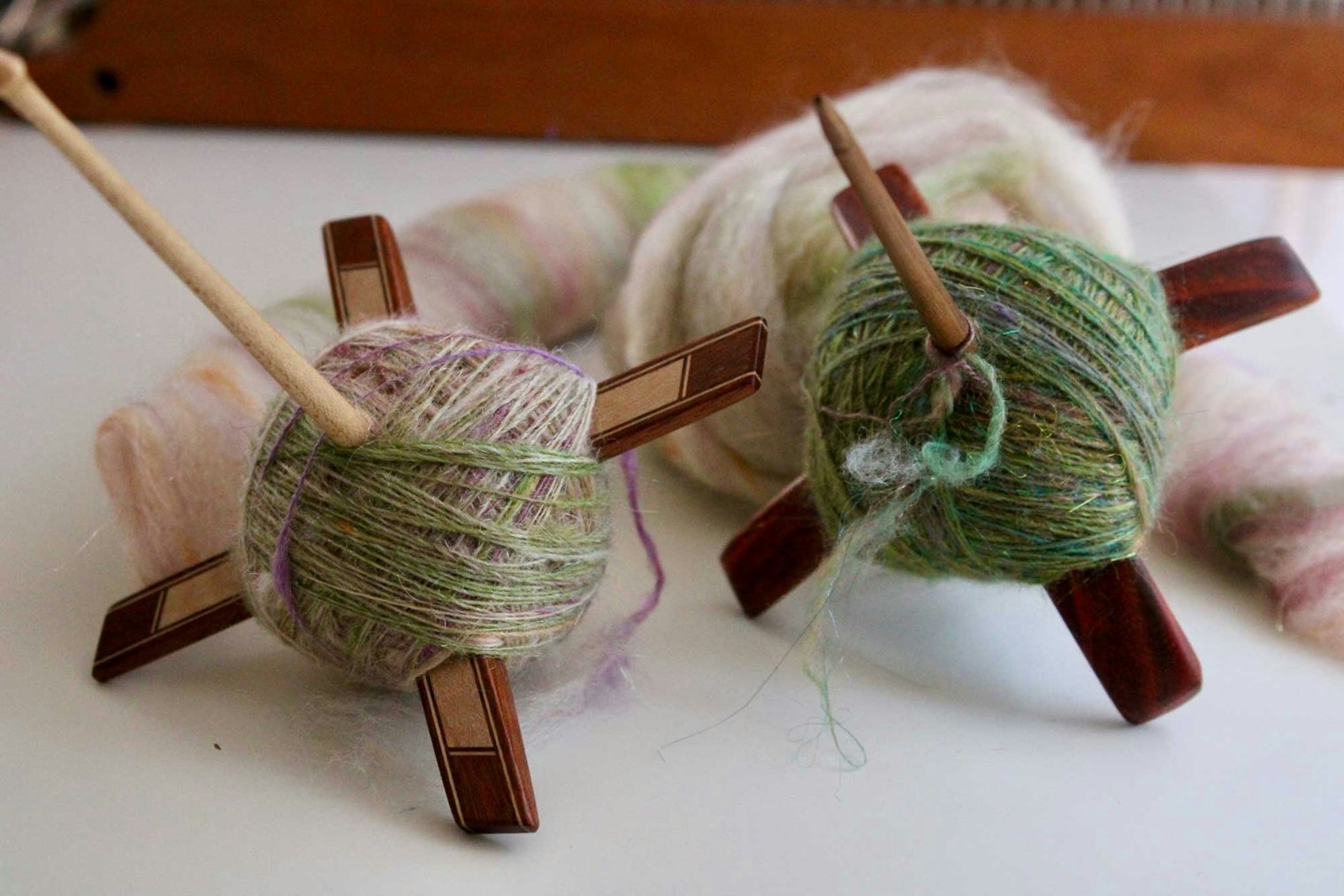 Turkish spindles, just before the super-fast ball wind reveals itself.
