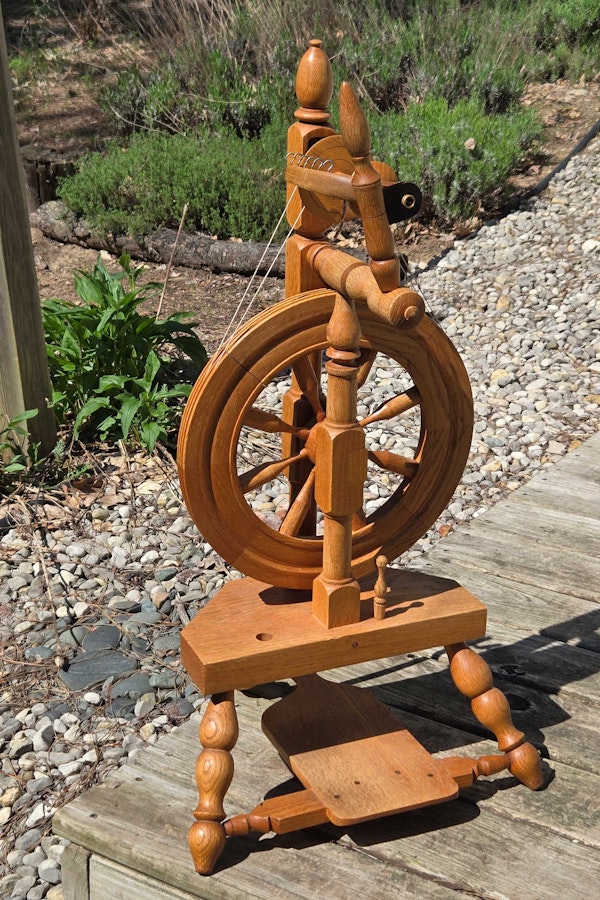 Amy’s Reeves castle wheel before its spa day. Photos by Amy Tyler unless otherwise noted