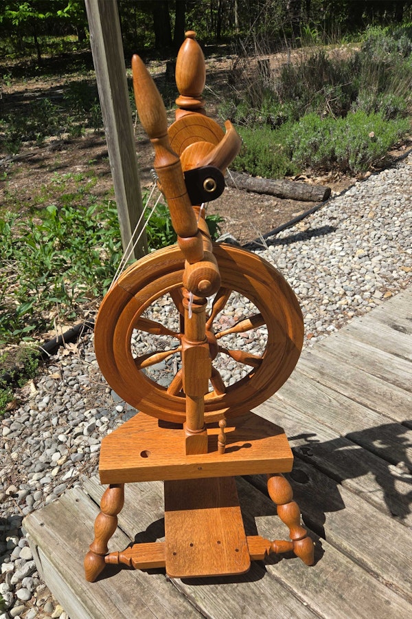 Amy’s Reeves castle wheel after its spa day.